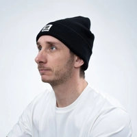 Nash Make It Happen Badge Beanie Hat Black
